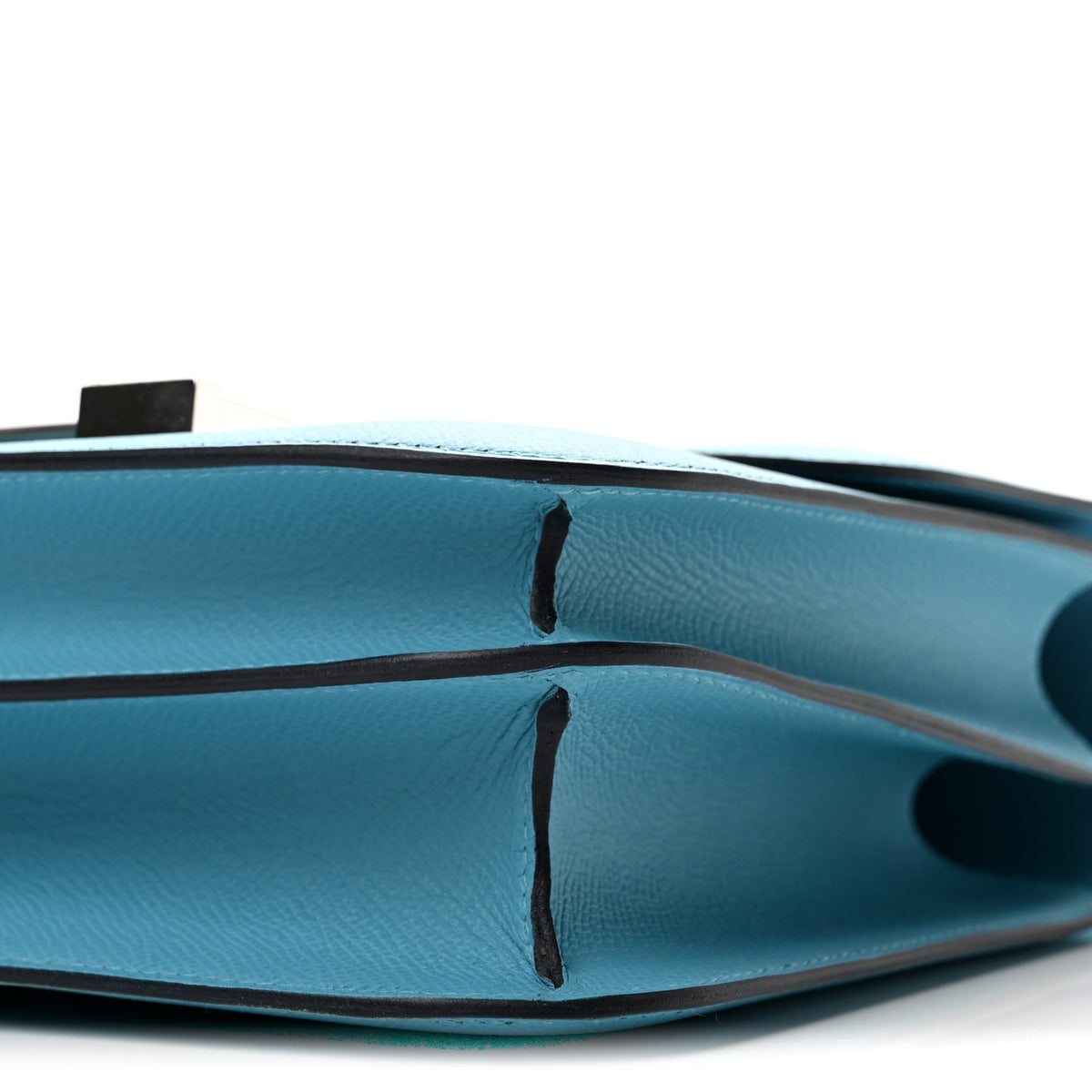 Epsom Enamel Constance 24 Bleu Du Nord Rouge