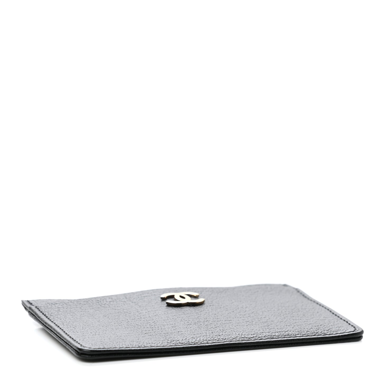 Calfskin CC Card Holder Black