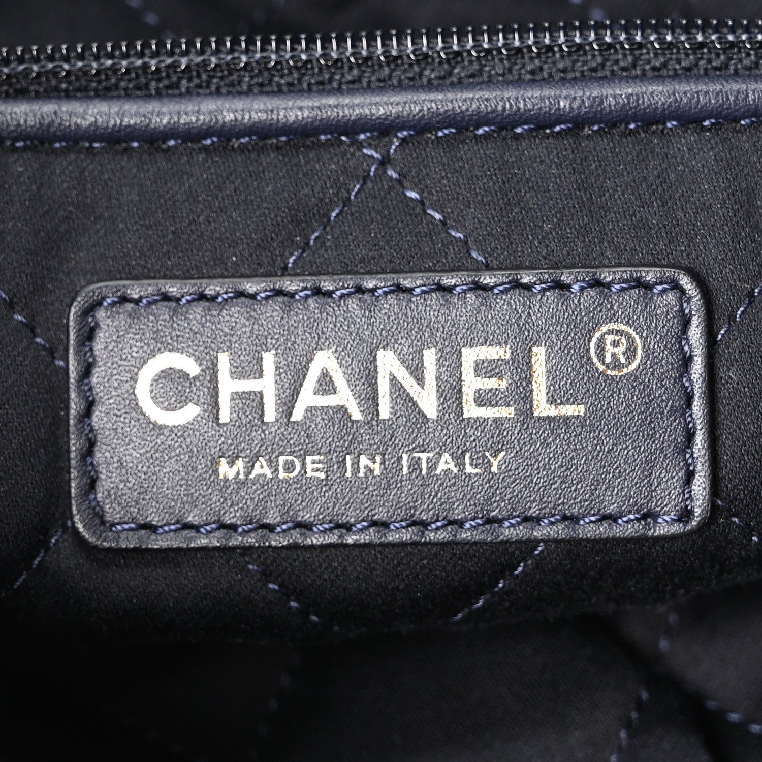 Chanel Shiny Calfskin Quilted Chanel 22 Backpack Dark Blue 6 of 10