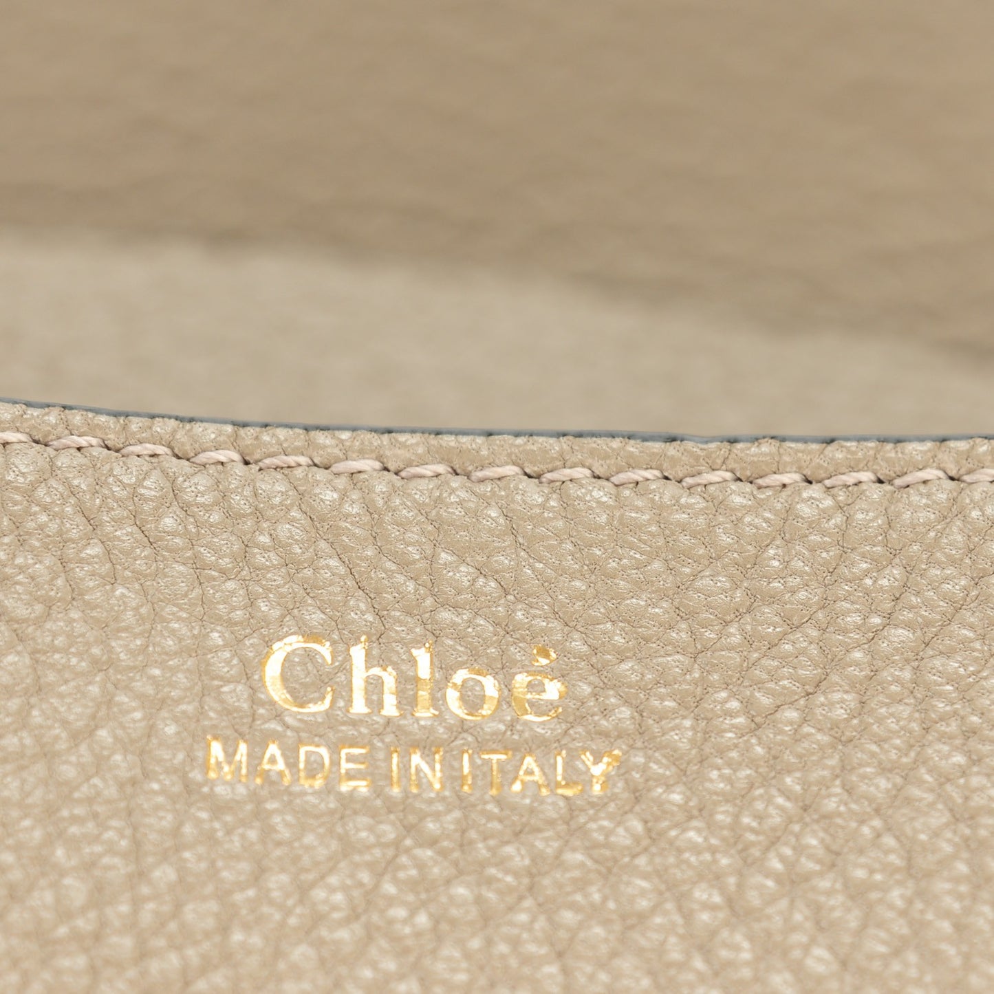Grained Lambskin Mini Drew Shoulder Bag Motty Grey