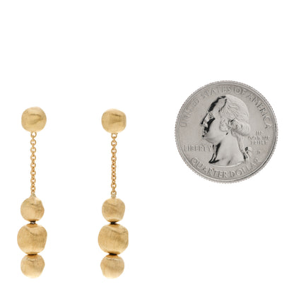 Marco Bicego 18K Yellow Gold Africa 3 Drop Earrings 2 of 4