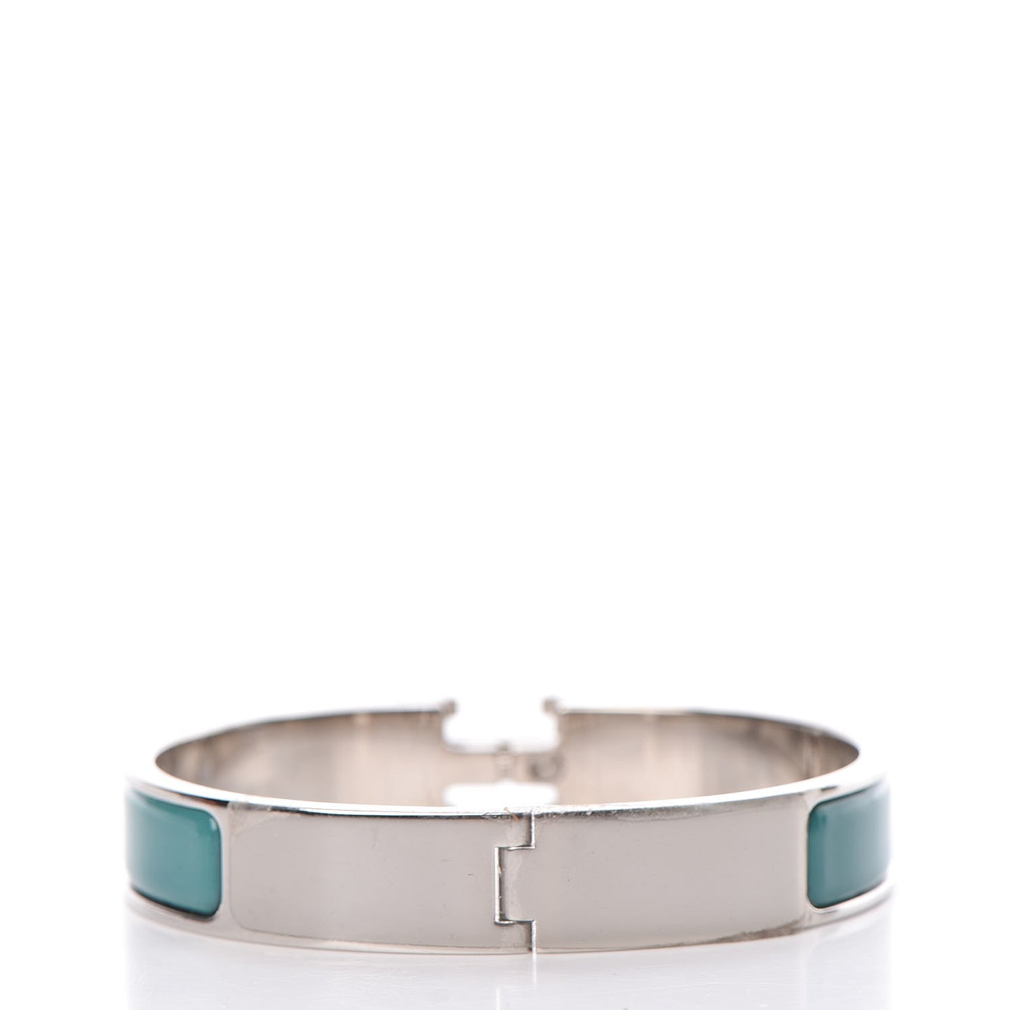 Enamel Narrow Clic Clac H Bracelet GM Malachite