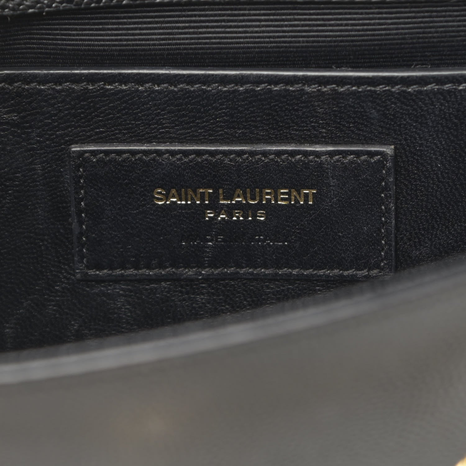 Saint Laurent Grain De Poudre Small Monogram Kate Satchel Black 6 of 12