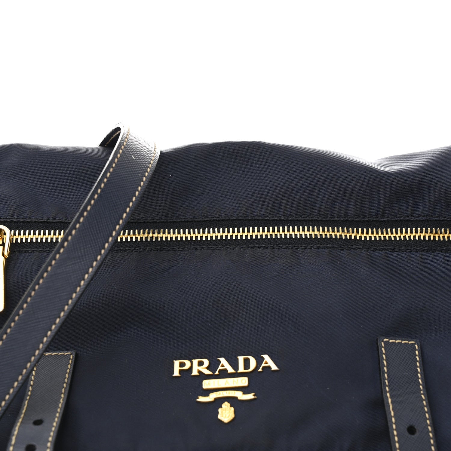 Prada Nylon Vela Sport Saffiano Messenger Bag Baltico 9 of 12