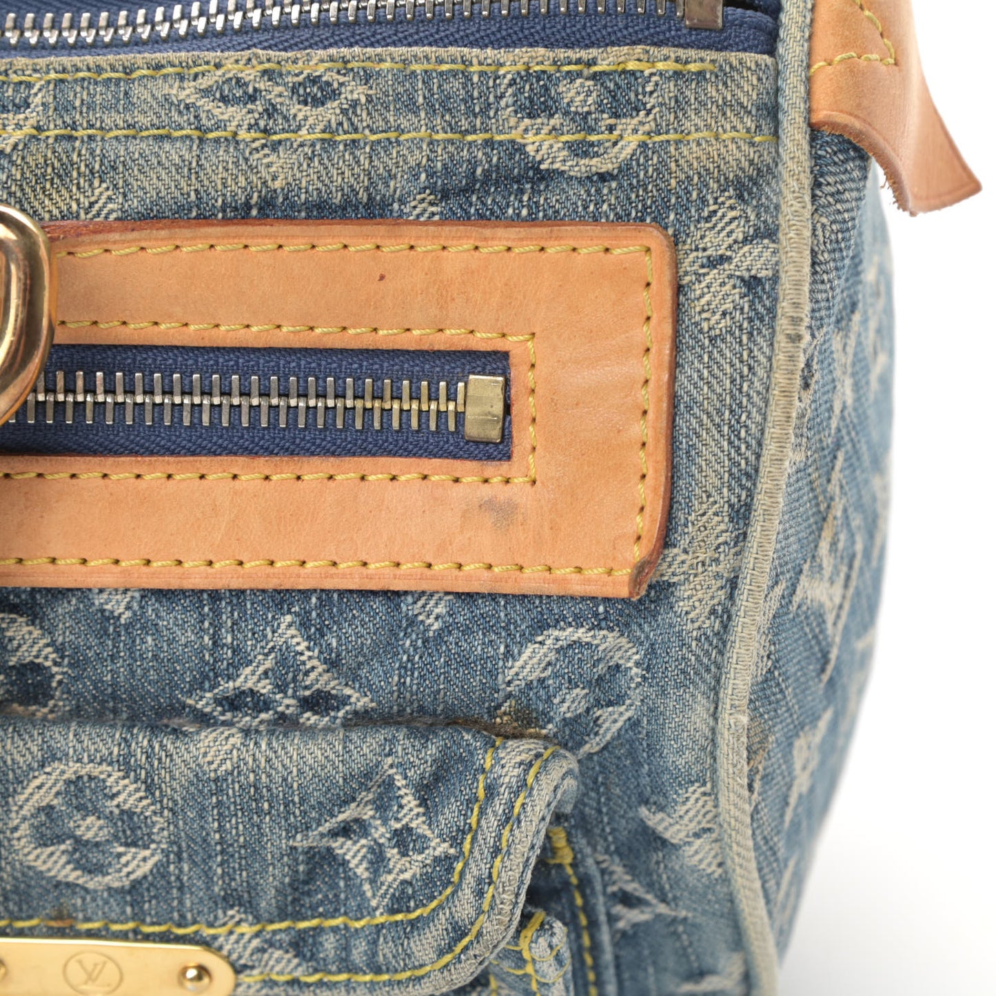 Monogram Denim Neo Speedy Blue