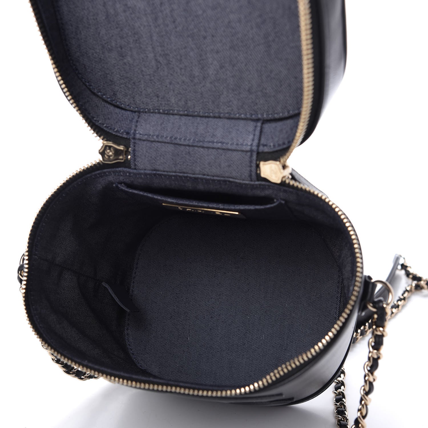 Chanel Lambskin Timeless Vanity Cosmetic Case Black 5 of 10