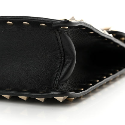 Valentino Garavani Calfskin Rockstud Crossbody Messenger Bag Black 9 of 13