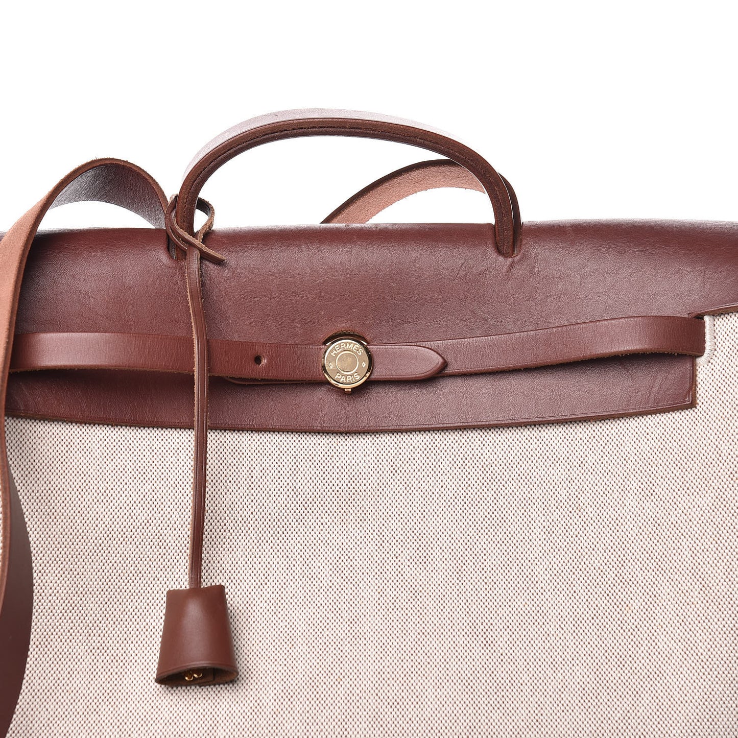 Toile Calfskin Herbag 39 GM Natural
