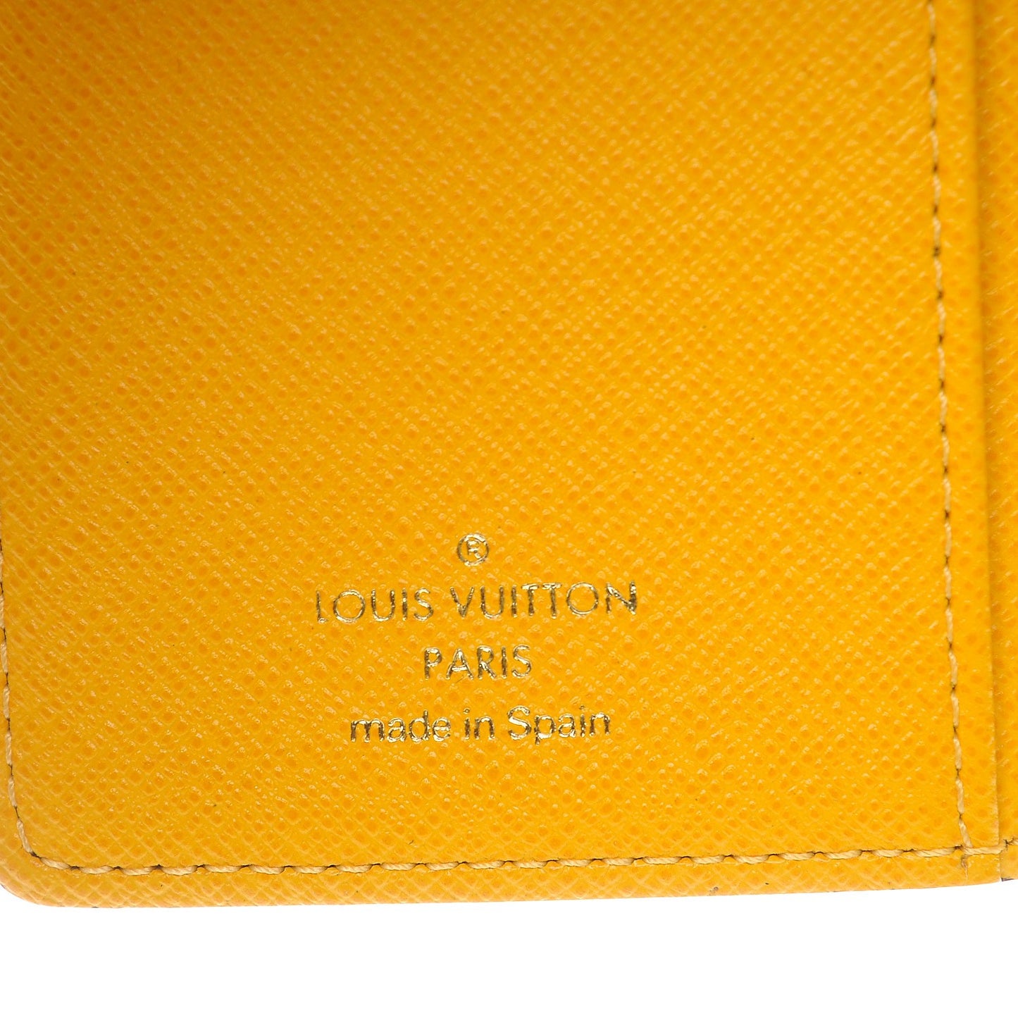 Monogram Groom Small Ring Agenda Cover Yellow
