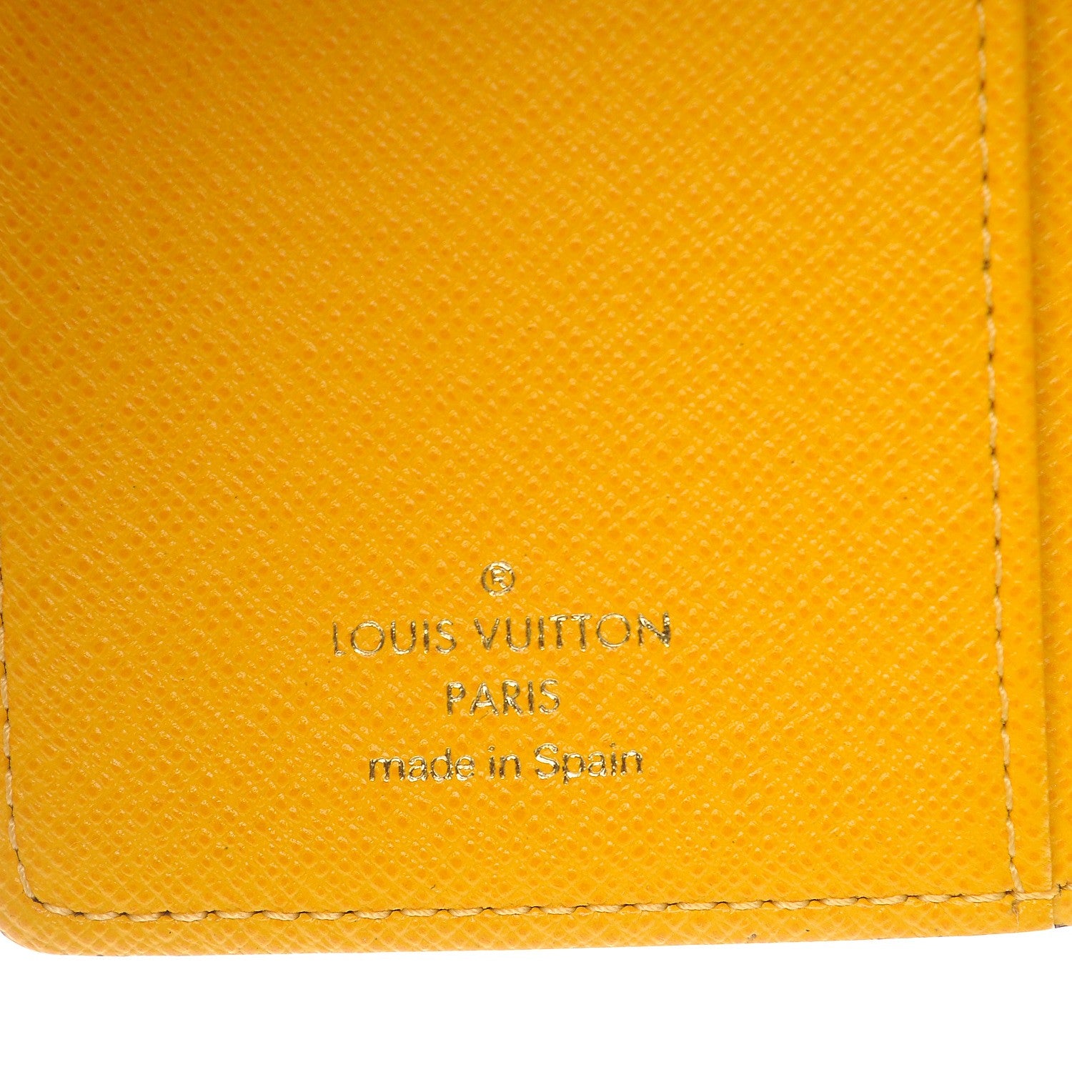 Louis Vuitton Monogram Groom Small Ring Agenda Cover Yellow 6 of 8