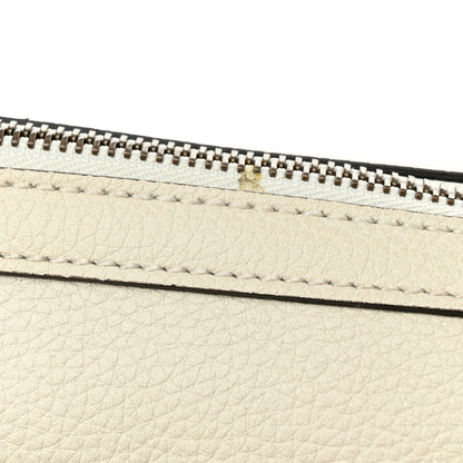 Gucci Grained Calfskin Logo Half Moon Hobo White 12 of 13