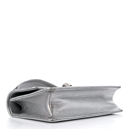 Miu Miu Paillettes Top Handle Chain Crossbody Argento 4 of 10