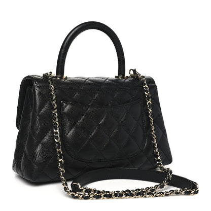 Chanel Caviar Quilted Mini Coco Handle Flap Black 3 of 11
