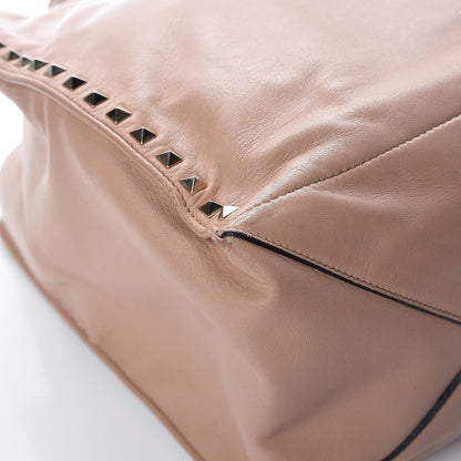 Valentino Garavani Nappa Medium Rockstud Soft Tote Soft Noisette 13 of 18