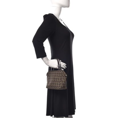 Fendi Zucchino Mini Tote Brown 2 of 10