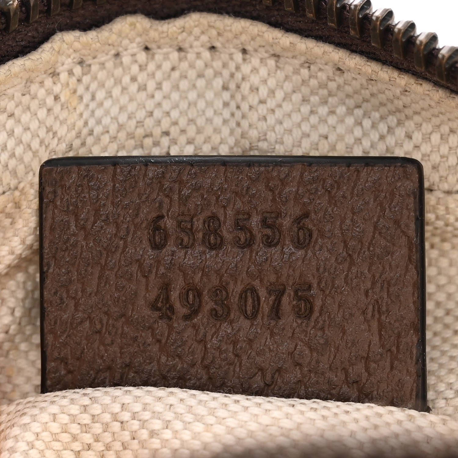 Gucci GG Supreme Monogram Mini Neo Vintage Double Zip Messenger Bag Beige New Acero Crop 7 of 15