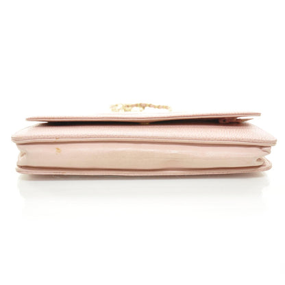 Chanel Caviar Wallet on Chain WOC Pink GHW 4 of 9