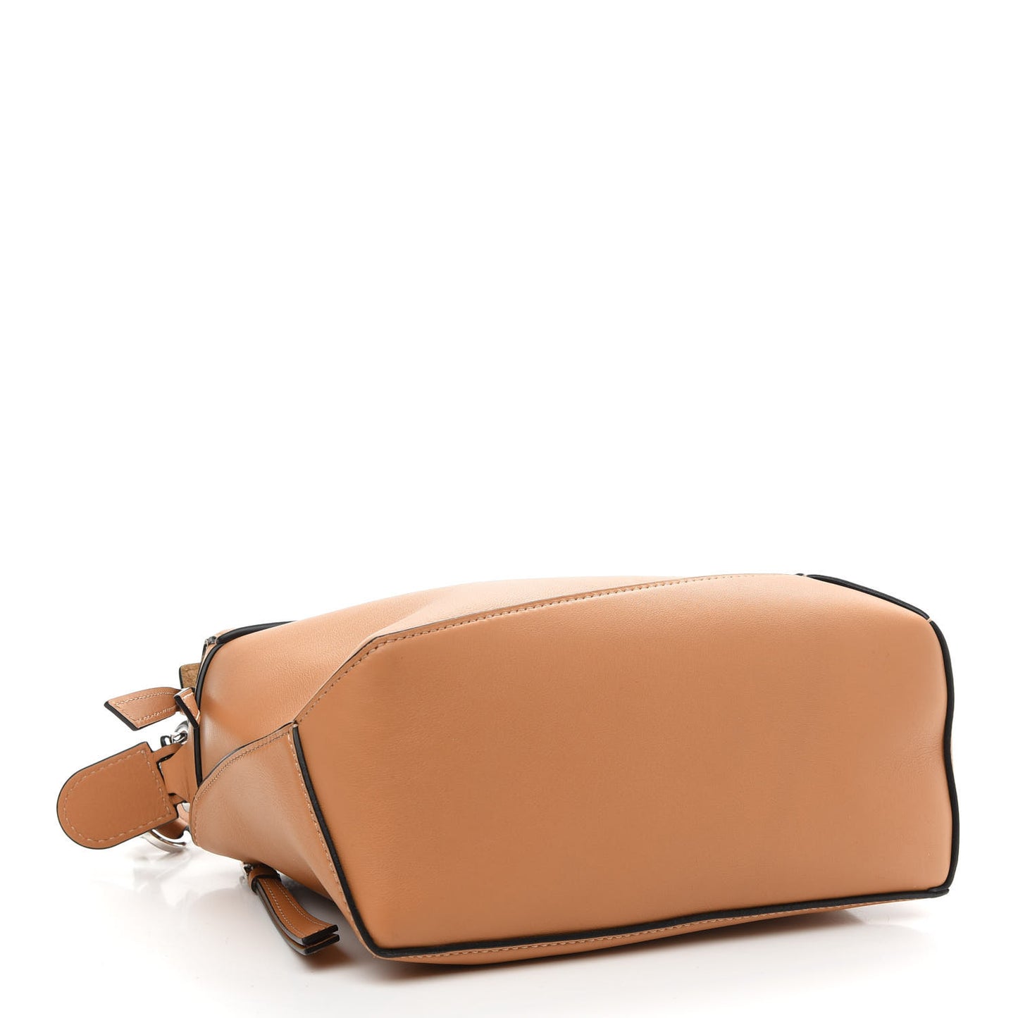 Calfskin Small Puzzle Edge Bag Tan