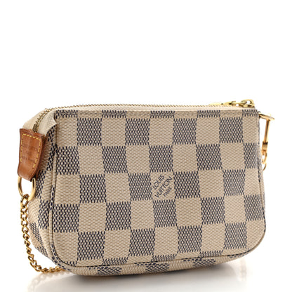 Louis Vuitton Damier Azur Mini Pochette Accessories 3 of 8