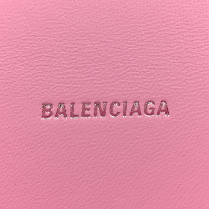 Balenciaga Shiny Calfskin Crocodile Embossed Hourglass Top Handle Bag XS Sweet Pink 6 of 12