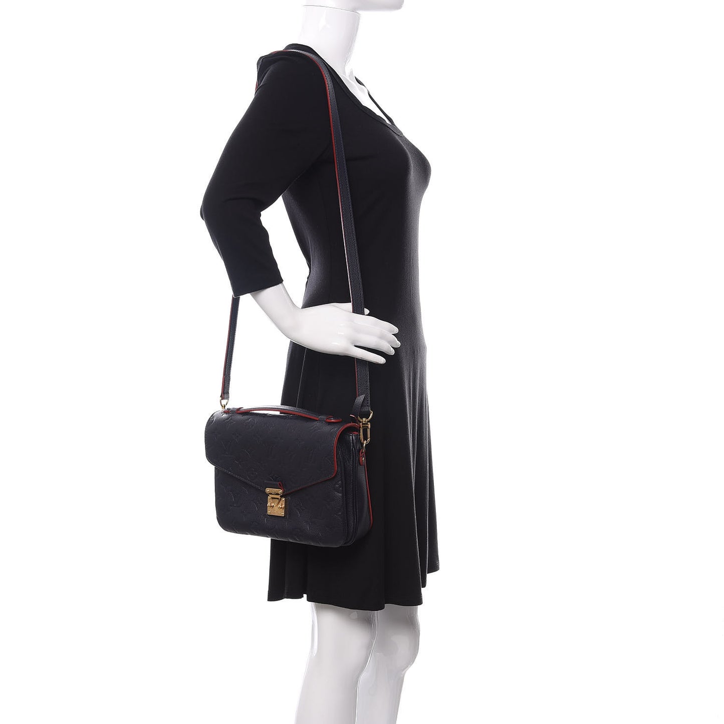 Empreinte Pochette Metis Marine Rouge