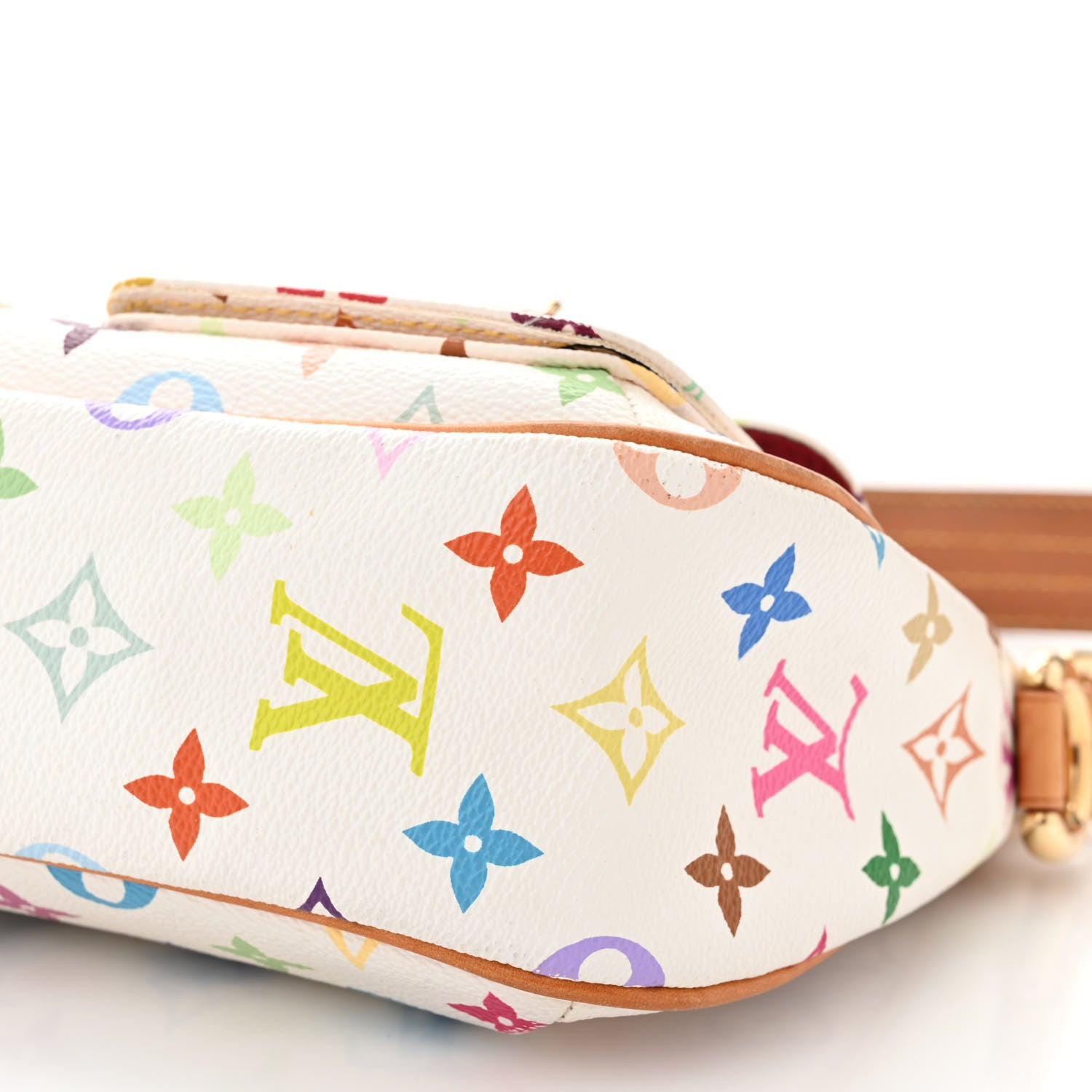 Louis Vuitton LOUIS VUITTON Monogram Multicolor Lodge PM White 9 of 9