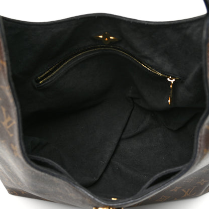 Louis Vuitton Monogram Flower Hobo Black 5 of 17