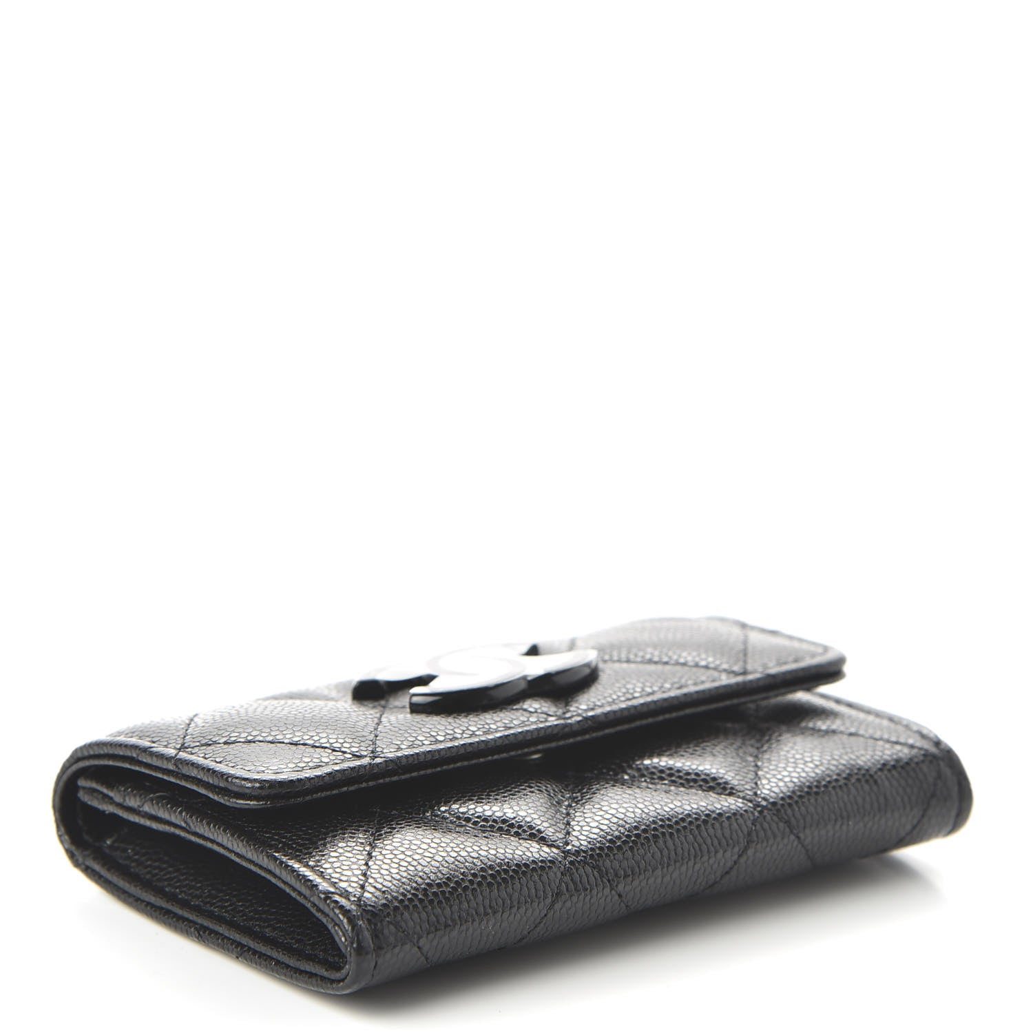 Chanel Caviar Quilted My Everything Flap Card Holder Black 4 of 12