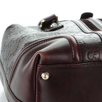 Gucci Guccissima Treasure Boston Dark Brown 7 of 10