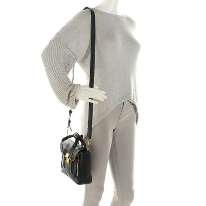 3.1 Phillip Lim 3.1 Textured Calfskin Mini Pashli Satchel Black 2 of 7