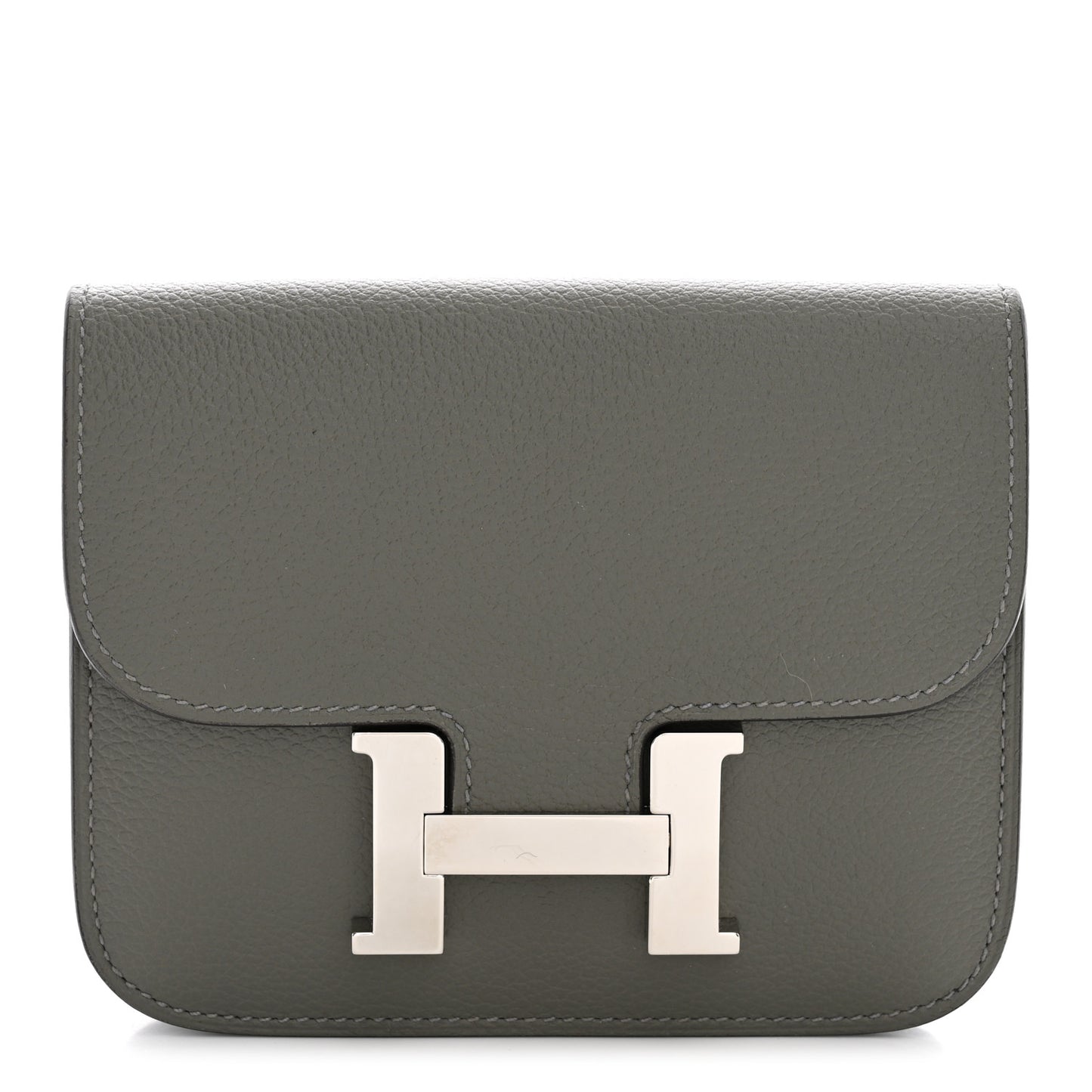 Evercolor Constance Slim Wallet Gris Meyer