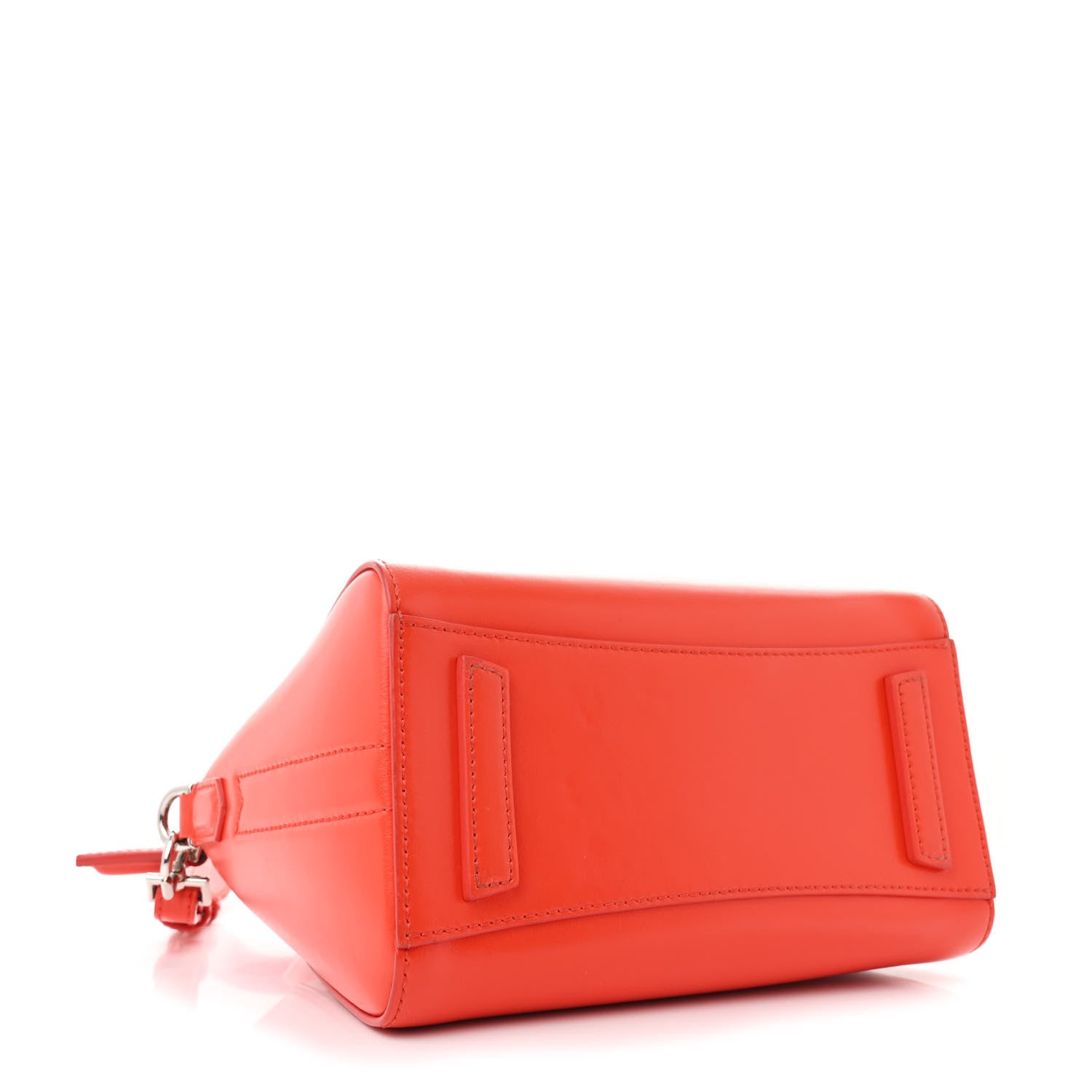 Givenchy Shiny Lord Calfskin Mini Antigona Bright Orange 4 of 13