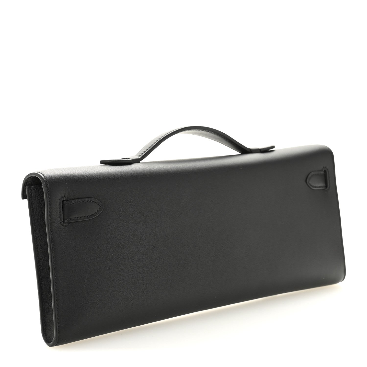 Hermes Swift Kelly Cut Clutch Pochette Black 3 of 11