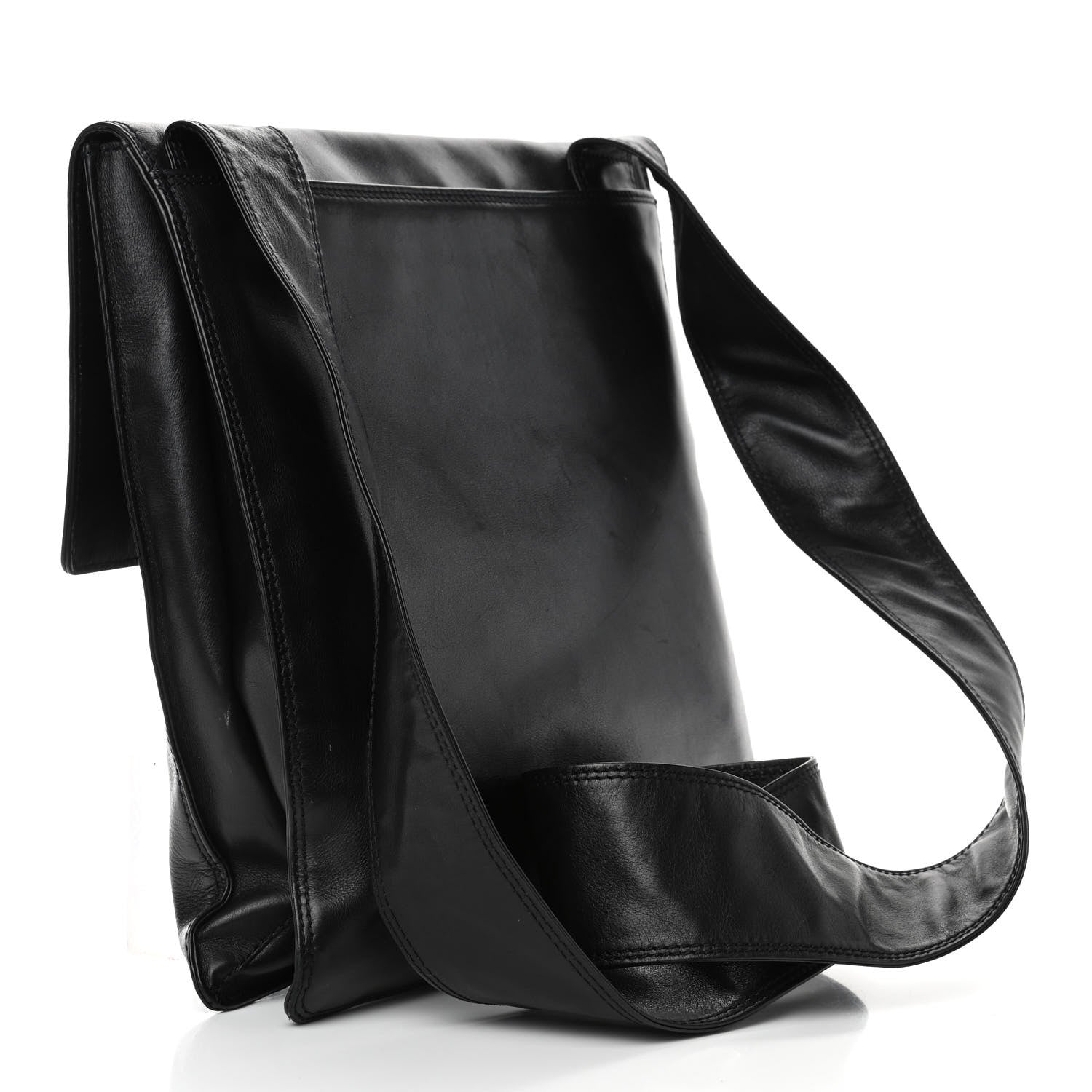 Chanel Lambskin CC Shoulder Flap Bag Black 3 of 12
