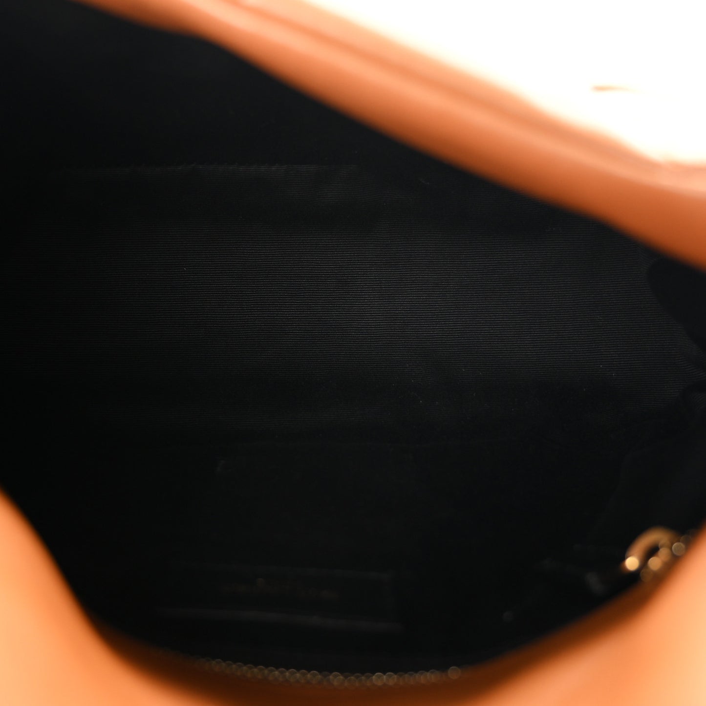 Lambskin Quilted Small Loulou Puffer Monogram Chain Satchel Dark Dark Honey