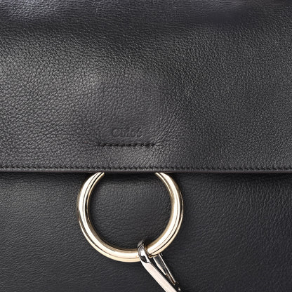 Chloe Calfskin Medium Faye Day Shoulder Bag Black 11 of 11