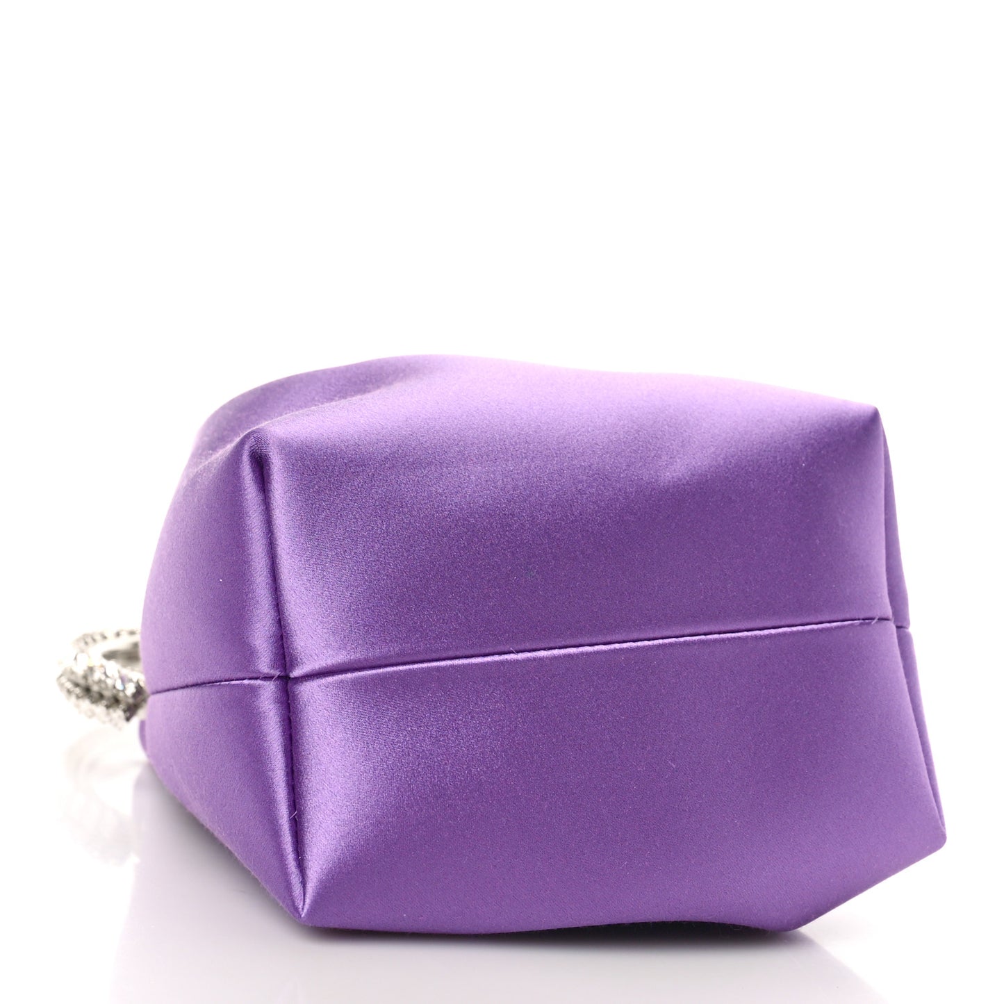 Satin Crystal Embellished Bon Bon Bag Wisteria