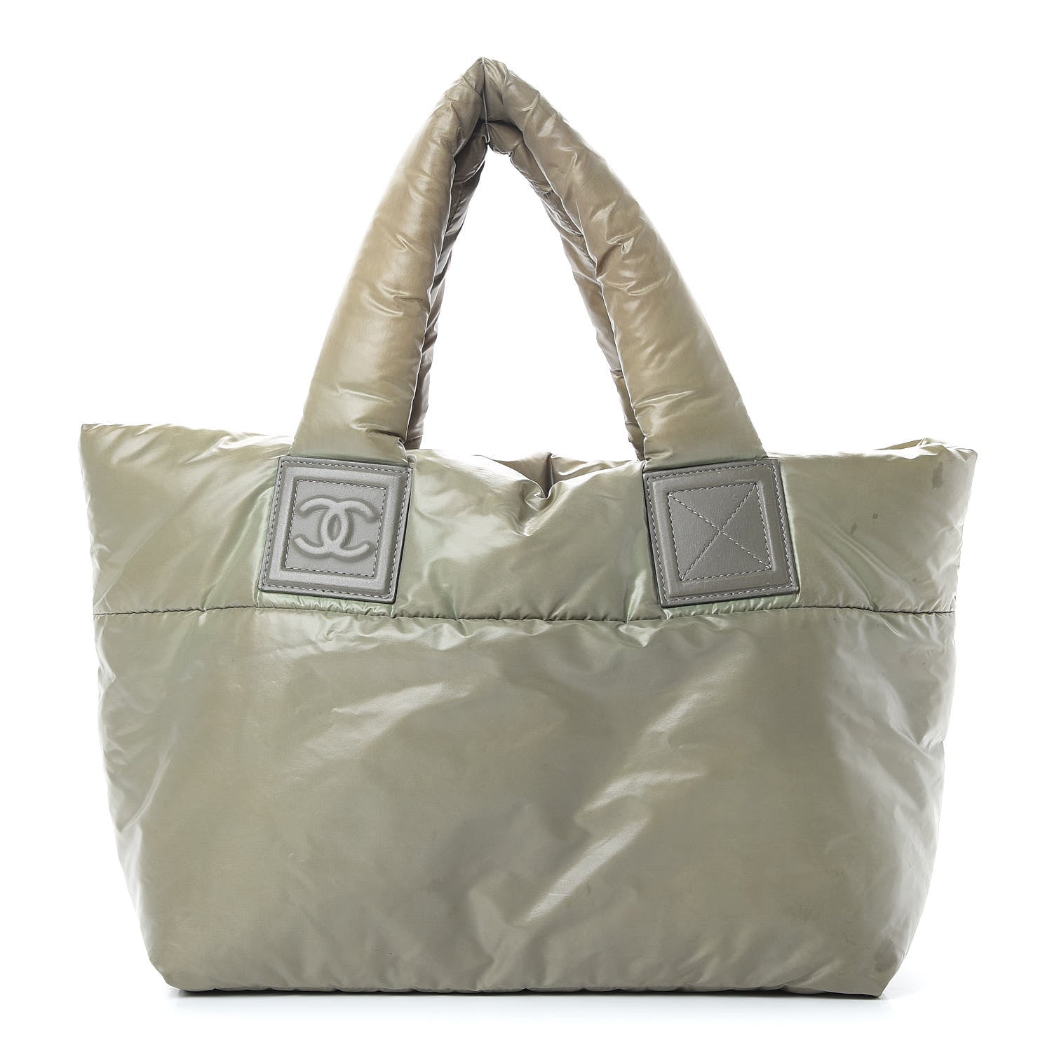 Chanel Nylon Quilted Small Coco Cocoon Reversible Tote Gray 1 of 21
