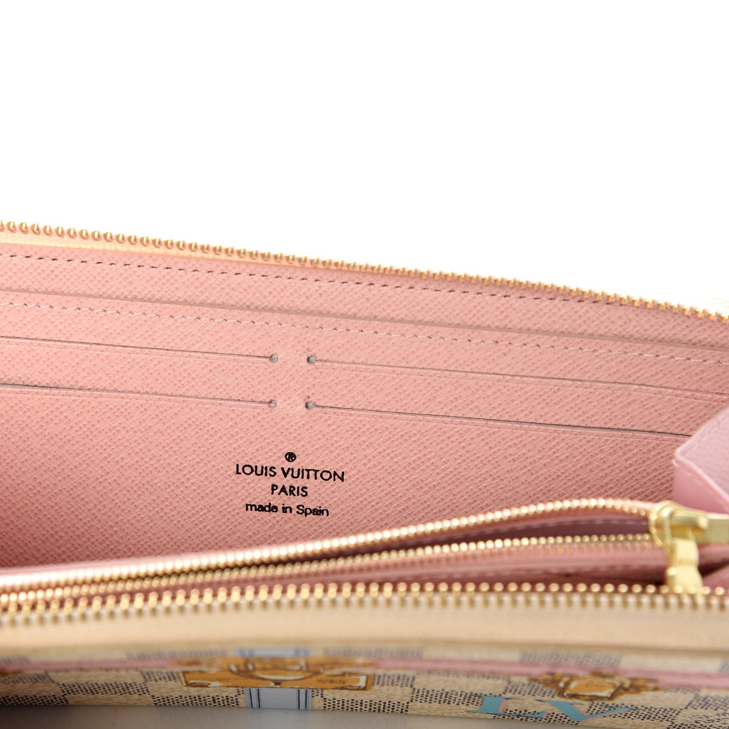 Damier Azur Summer Trunks Clemence Wallet