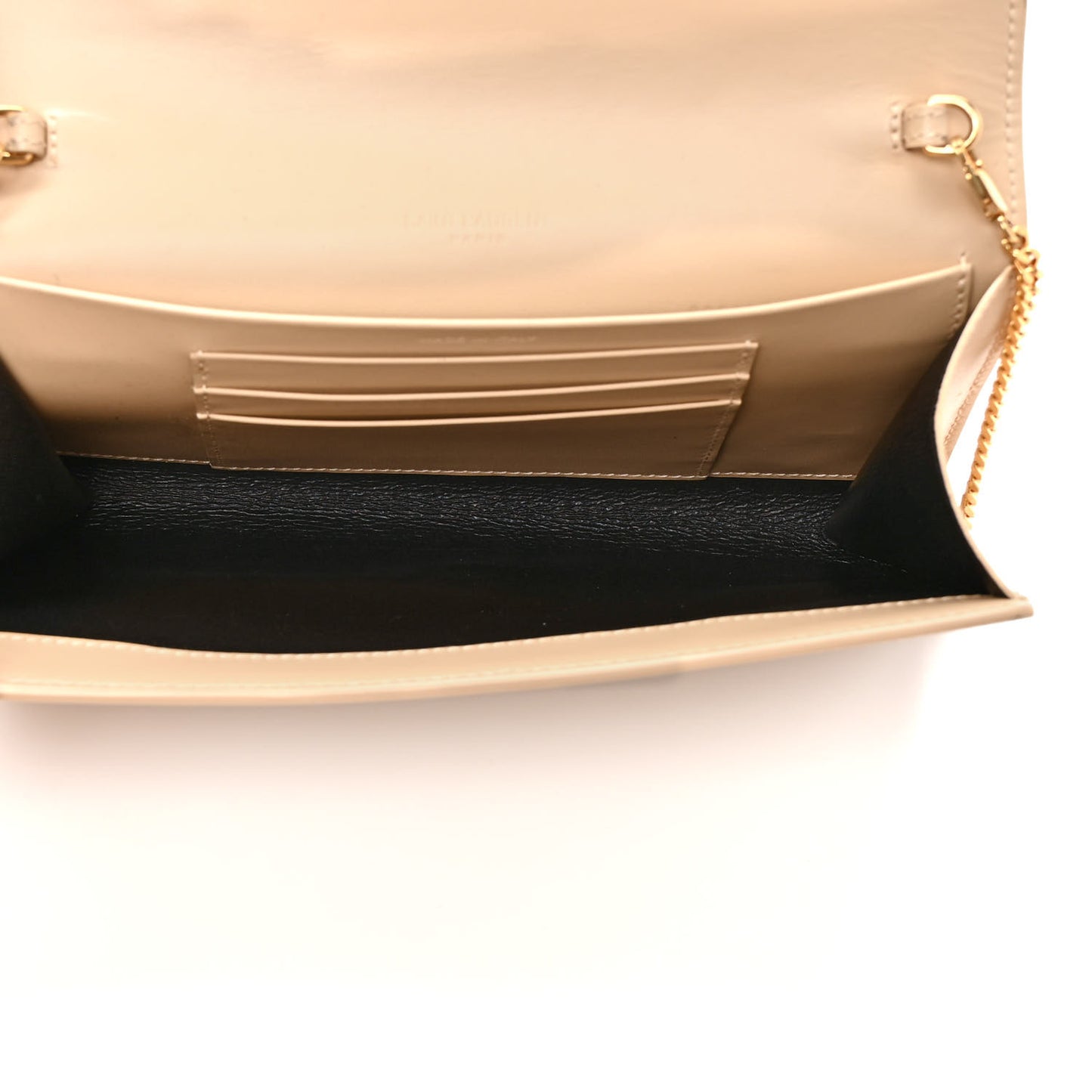 Smooth Calfskin Mini Paris Bag Beige
