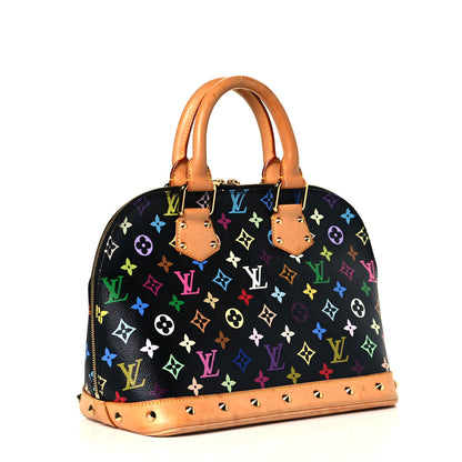 Louis Vuitton Monogram Multicolor Alma Black 4 of 19