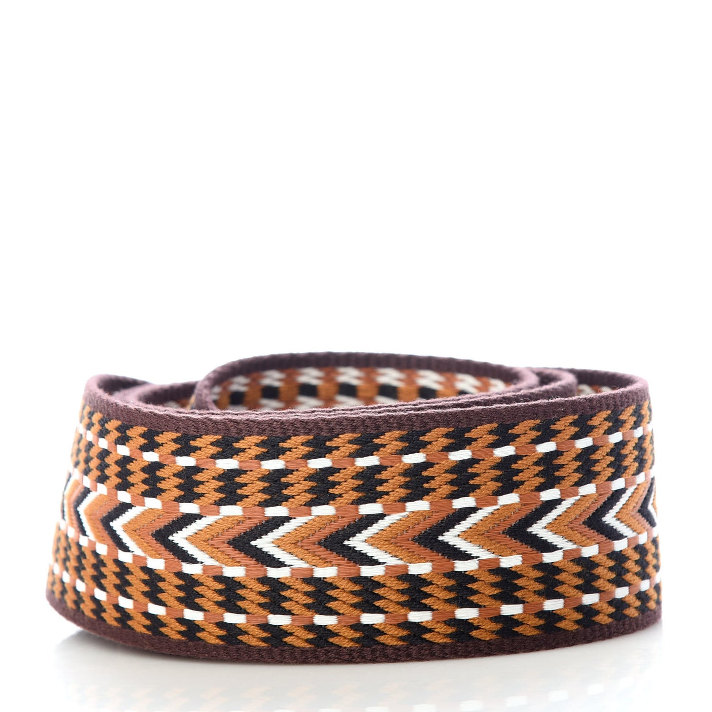 Toile Swift 50mm Sangle Cavale Shoulder Strap Sesame Blanc Black