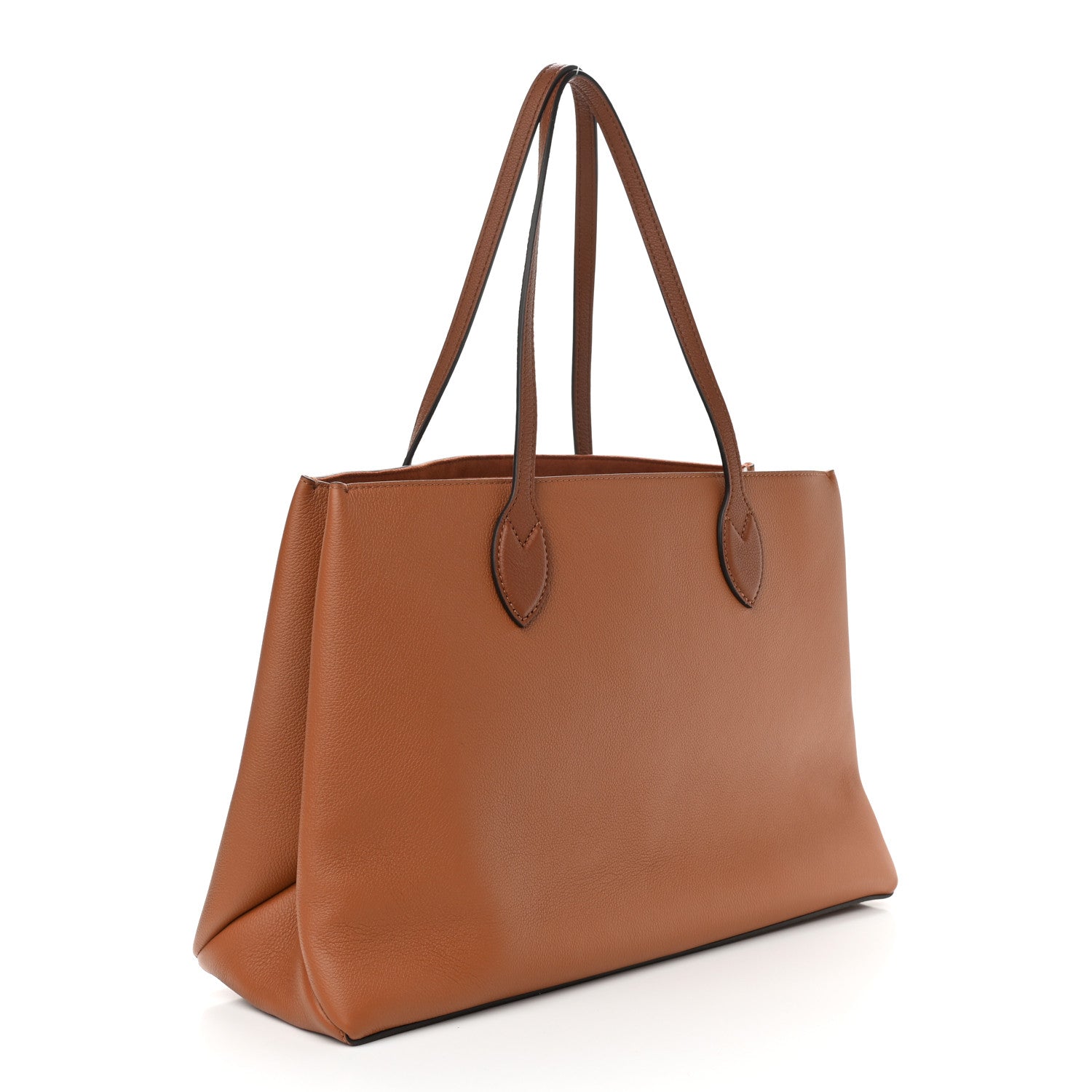 Louis Vuitton Grained Calfskin Lockme Shopper Chataigne 3 of 11