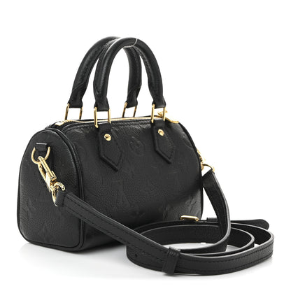 Louis Vuitton Empreinte Monogram Nano Speedy Black 3 of 9