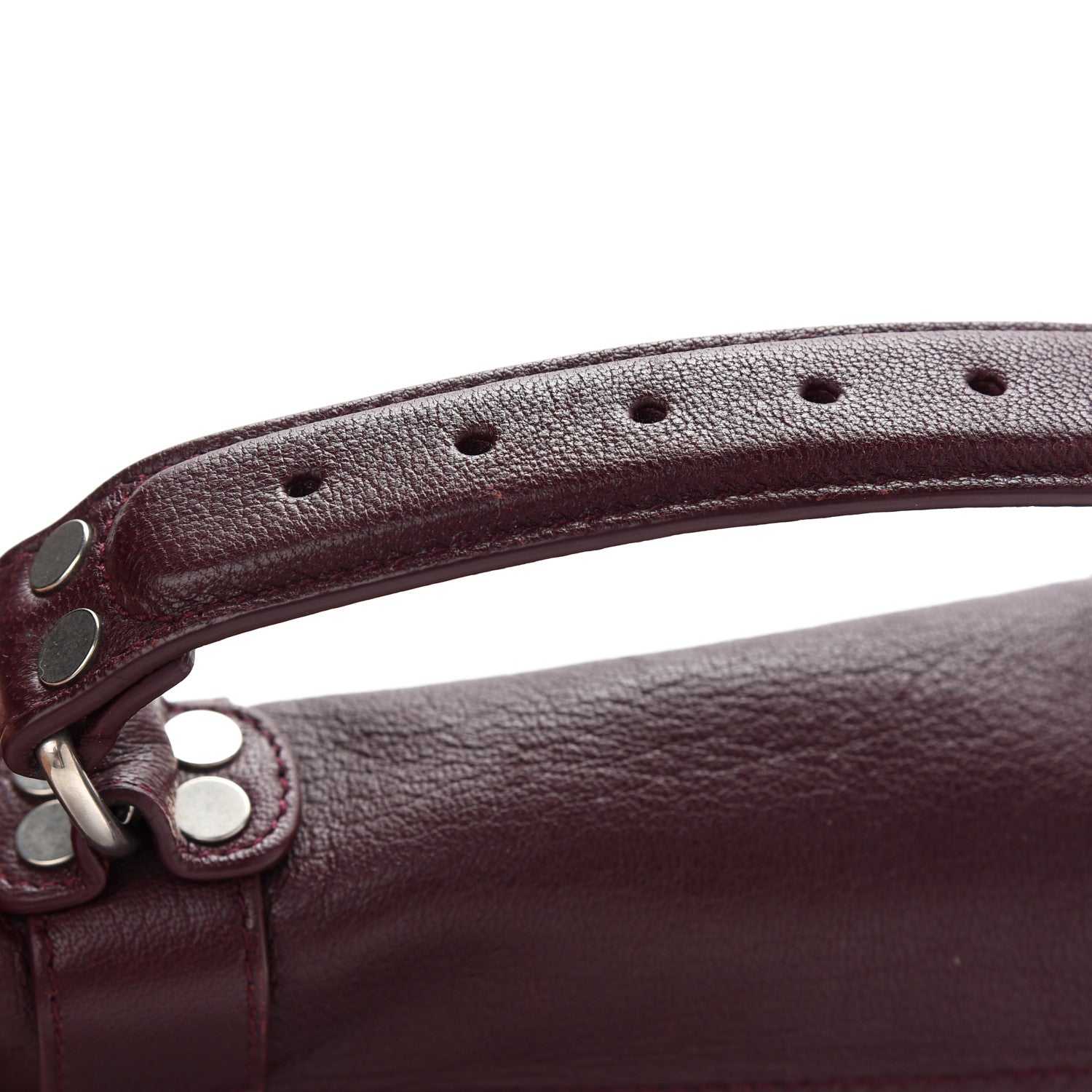 Proenza Schouler Lambskin Tiny PS1 Satchel Oxblood 10 of 11