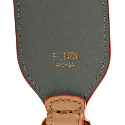 Fendi Vitello Liberty Velvet FF Multicolor Strap You Multicolor Cuoio 4 of 4