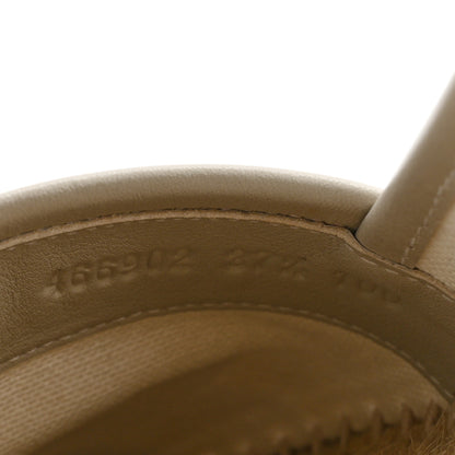 Gucci Washed Cotton Miro Soft Calfskin GG Monogram Espadrilles 37.5 White Mystic White 9 of 9