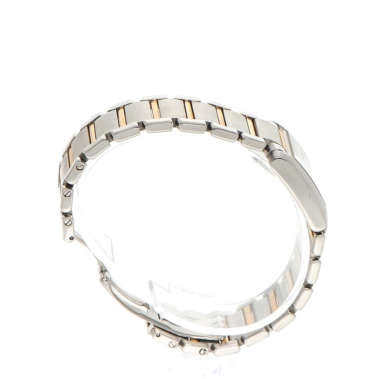 Stainless Steel 18K Yellow Gold 20mm Tank Francaise Quartz Watch