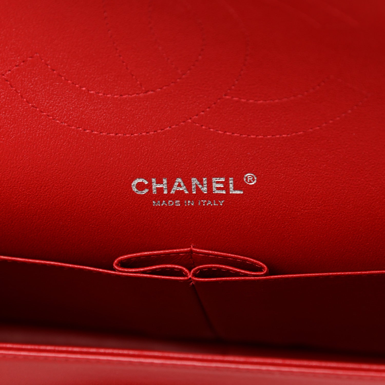 Chanel Lambskin Quilted Jumbo Double Flap Red 6 of 13