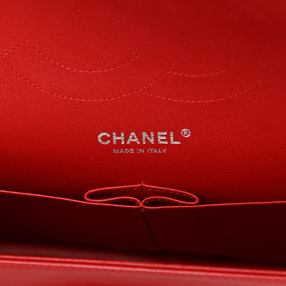 Chanel Lambskin Quilted Jumbo Double Flap Red 6 of 13